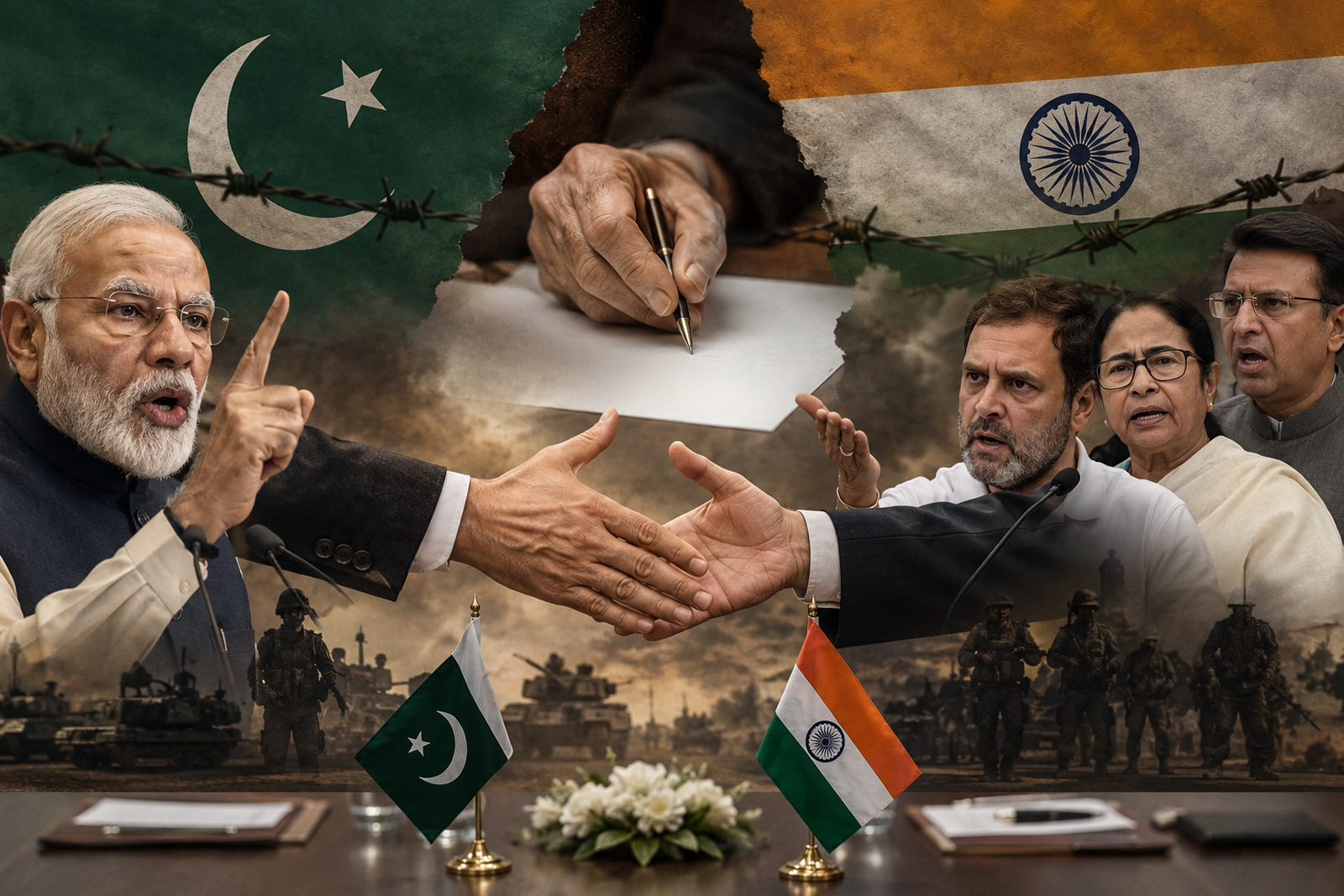Letter Urging India-Pak Dialogue Triggers Political Storm; BJP Says 'Peace Can't Be One-Sided', Opposition Responds